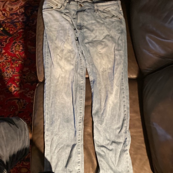 Zach Straight Leg Colored Denim Jeans 